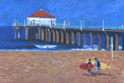 Fine art local beach scenes prints and paintings