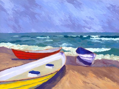 Fine art local south bay beach scenes prints and paintings